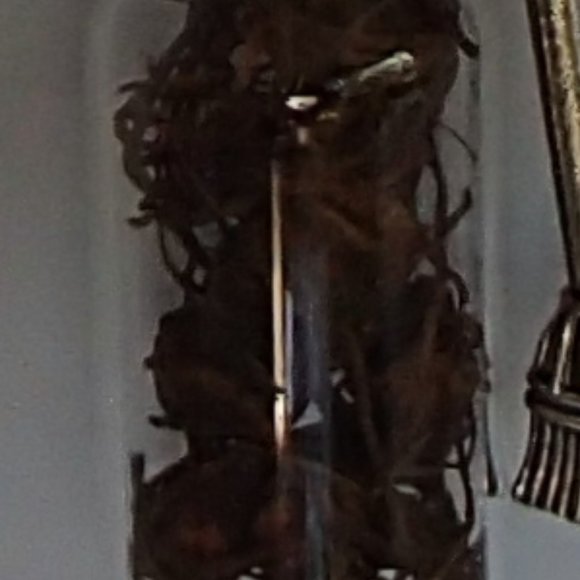 Blood Root Witch 3D Cauldron Broom Glass Bottle Necklace Zip Pulls Handcrafted - Picture 11 of 14